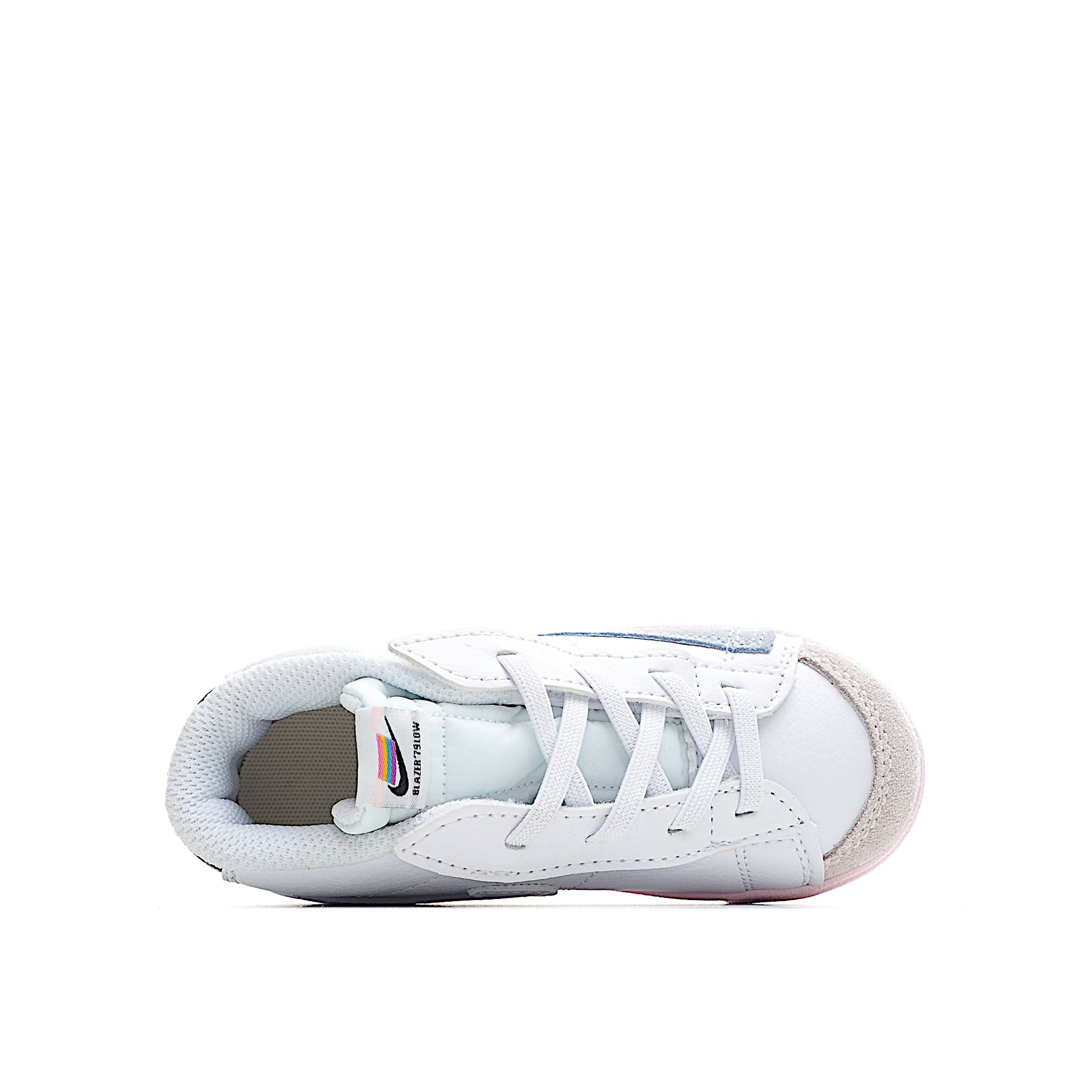 Trail Blazers high-top single dunk" white, Pink"