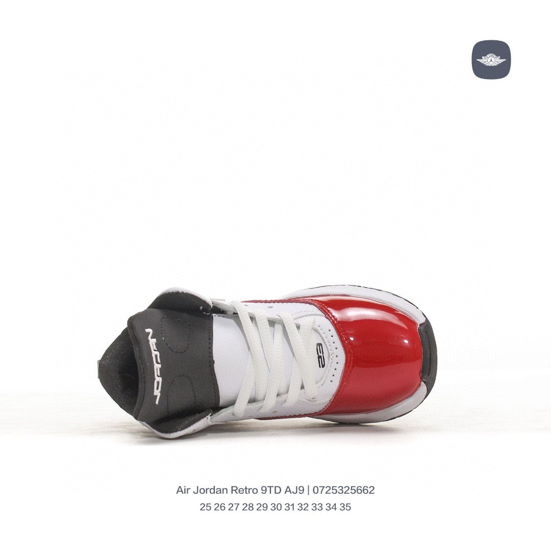 AJ12.5 generation children's retro leisure culture" white, red"