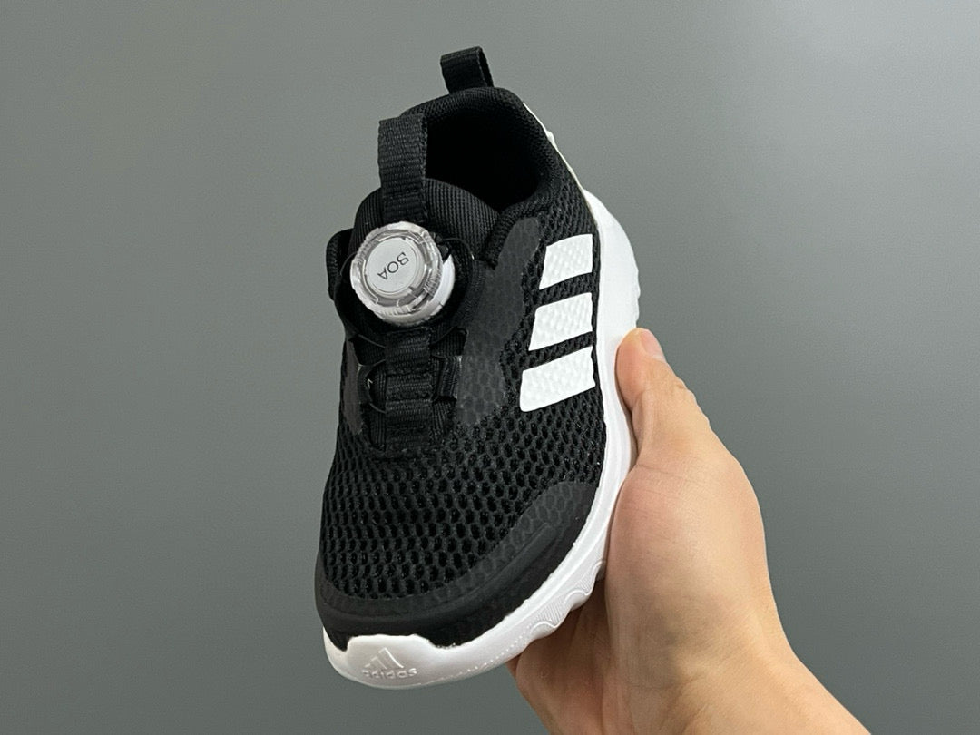 Adidas BOA lock 3 mesh shoes for children" black, white"