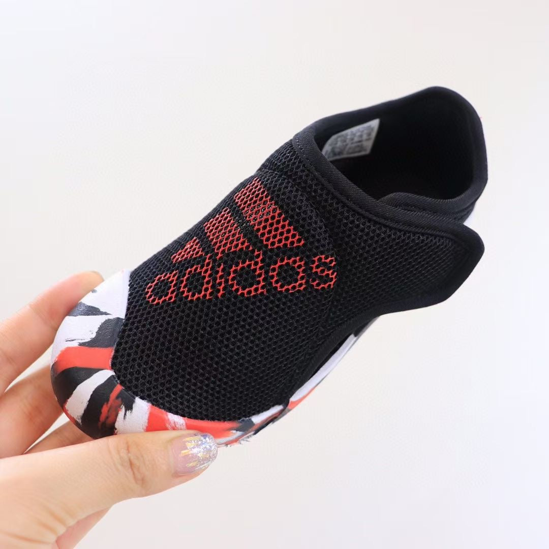 Adidas 3.0 Baotou mesh sandals "black, orange"