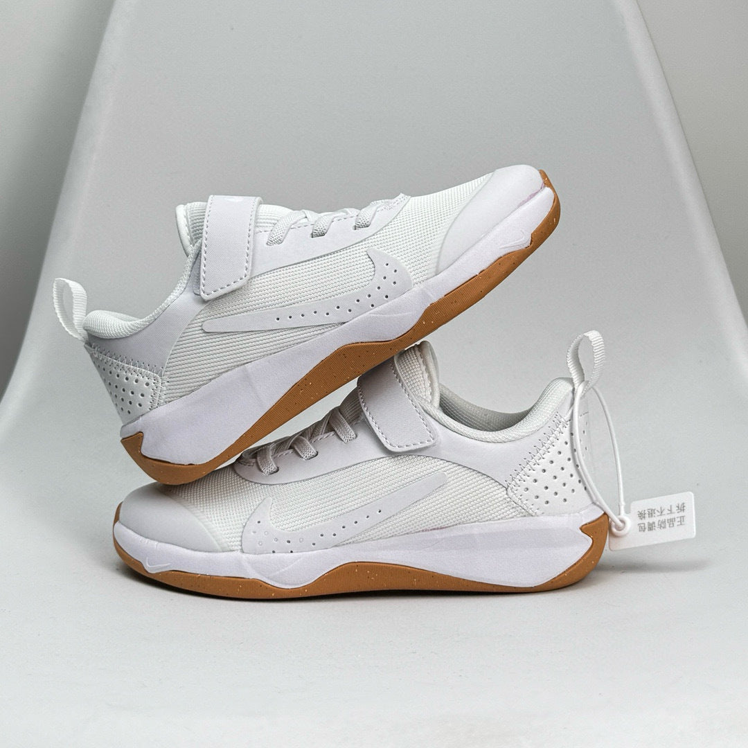 Nike ZOOM Moon Landing Children's Running Shoes" White"