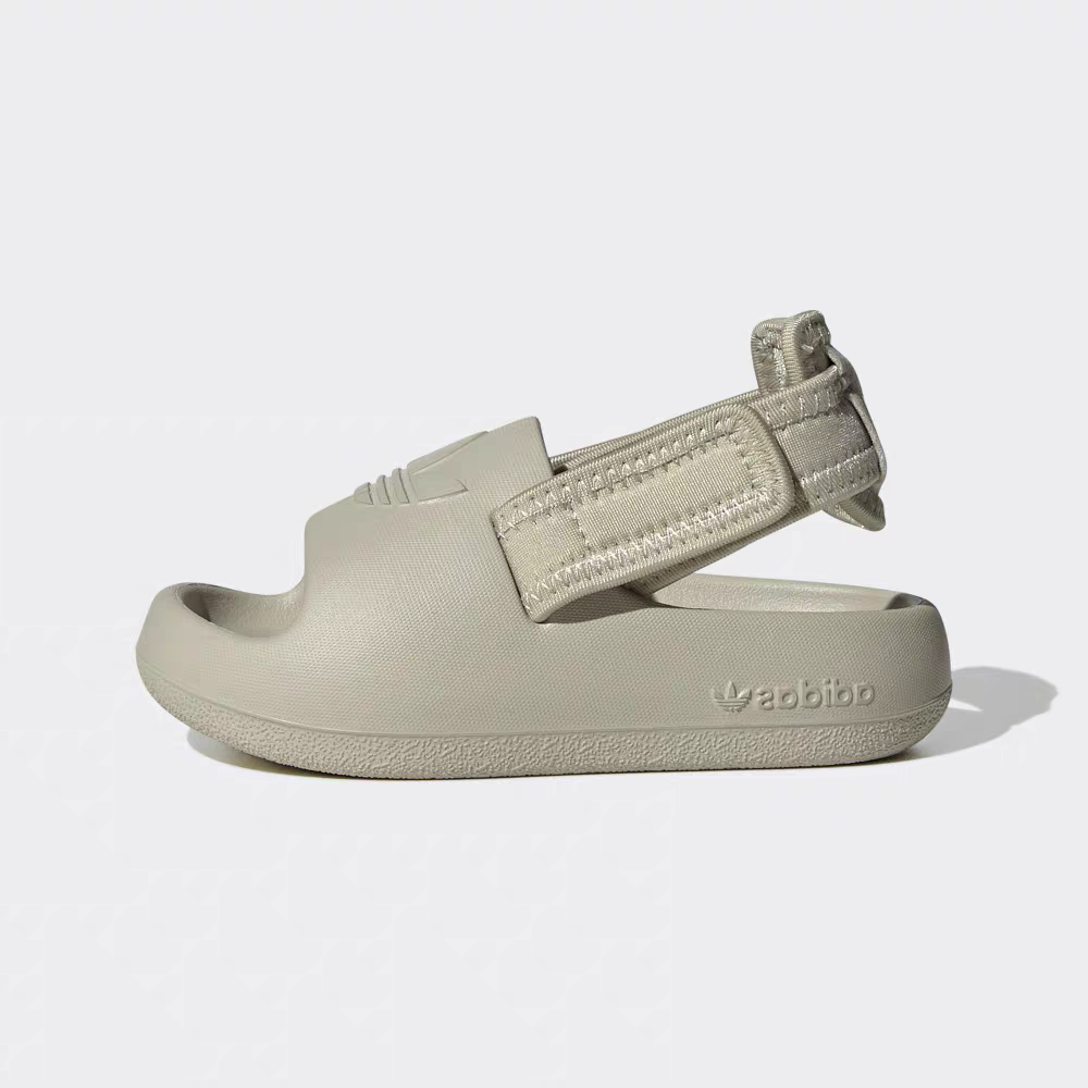 Adidas clover soft thick sole detachable two-wear children's sandals" solid light brown"