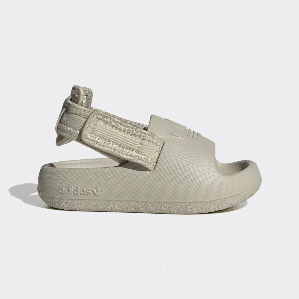 Adidas clover soft thick sole detachable two-wear children's sandals" solid light brown"