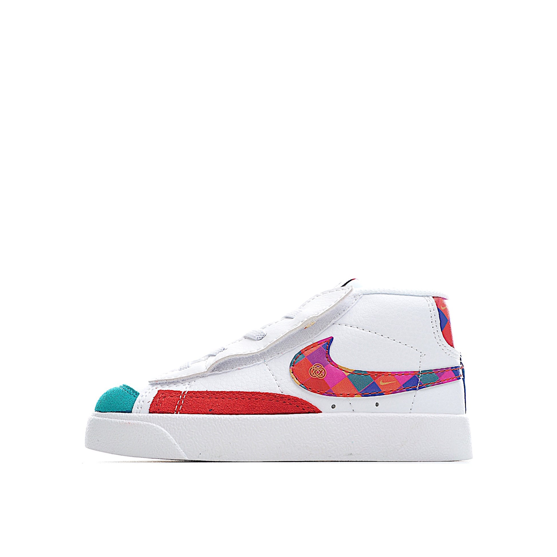 Trail Blazers high-top single dunk" white, red"