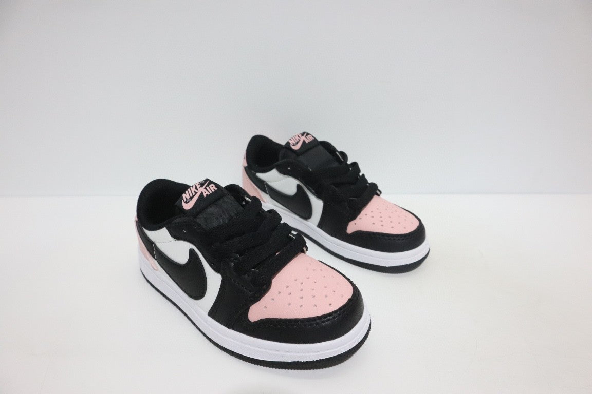 Jordan low-top hook series" white, black, pink"
