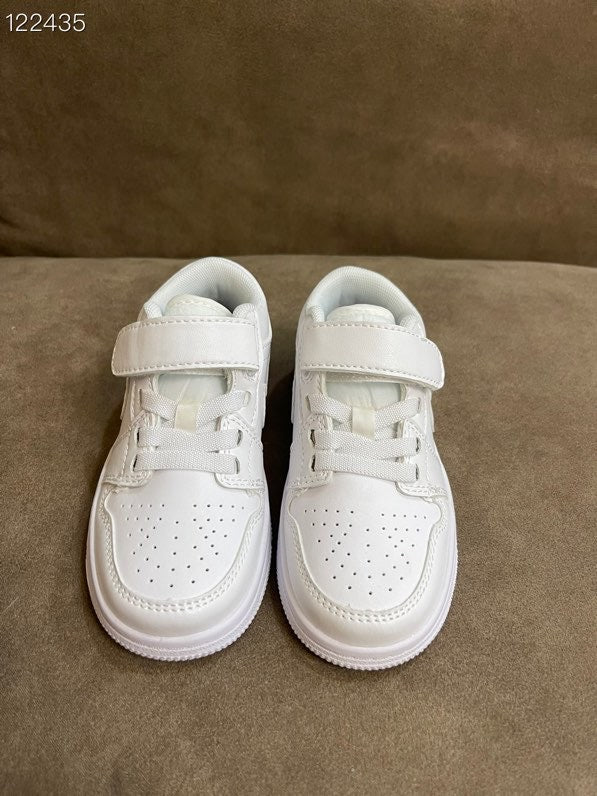 AIR JORDAN 1 low-top Velcro" white"
