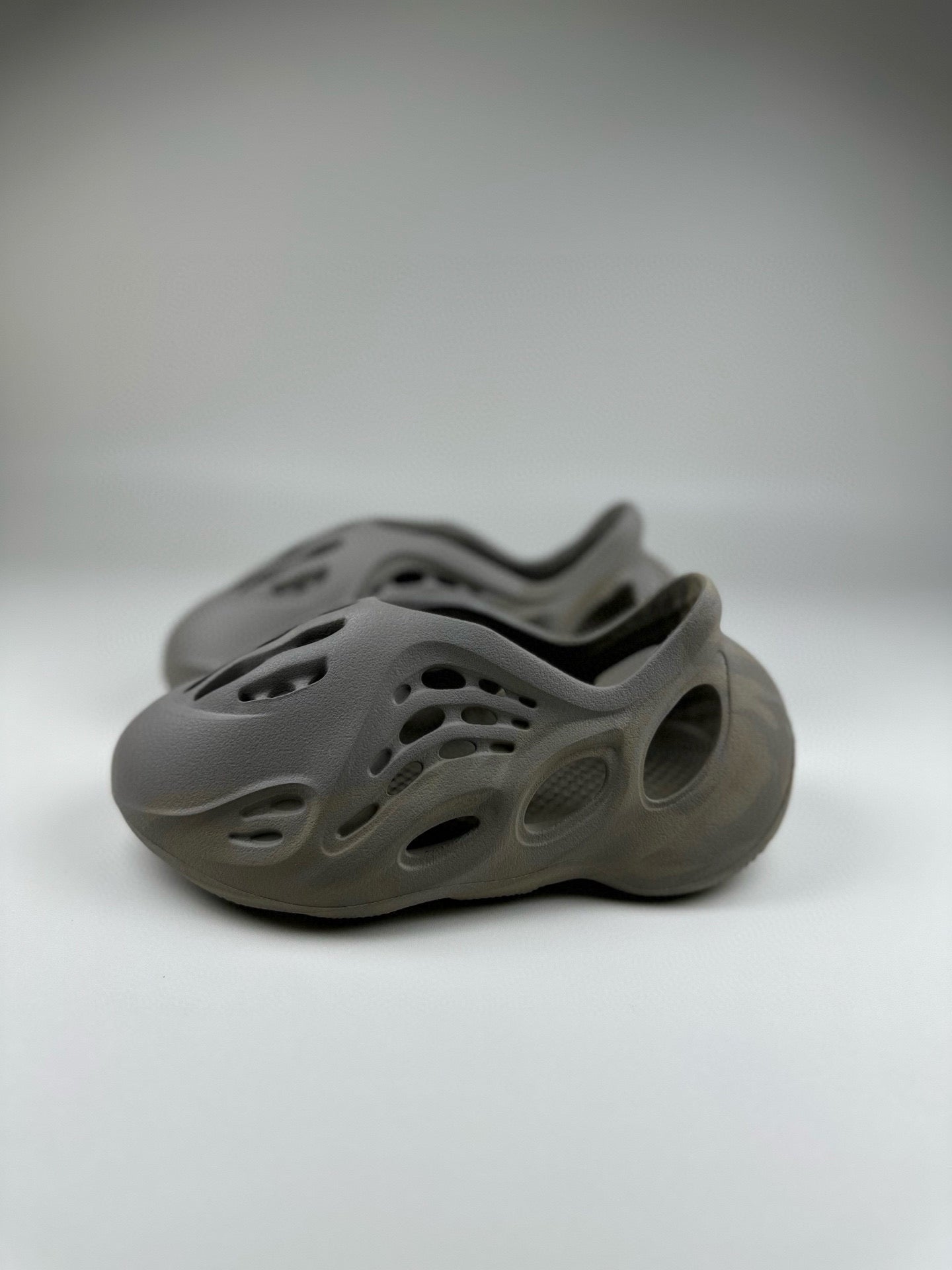 Coconut Crocs" dark gray"