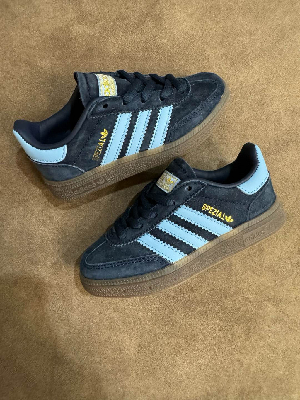 Adidas training 3 generation pig leather children's shoes" dark blue"