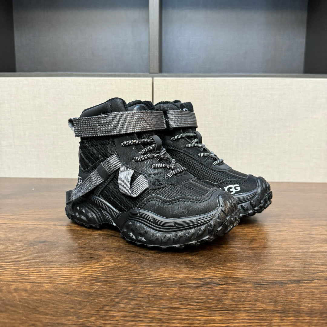 U-GG children's fleece boots" black"