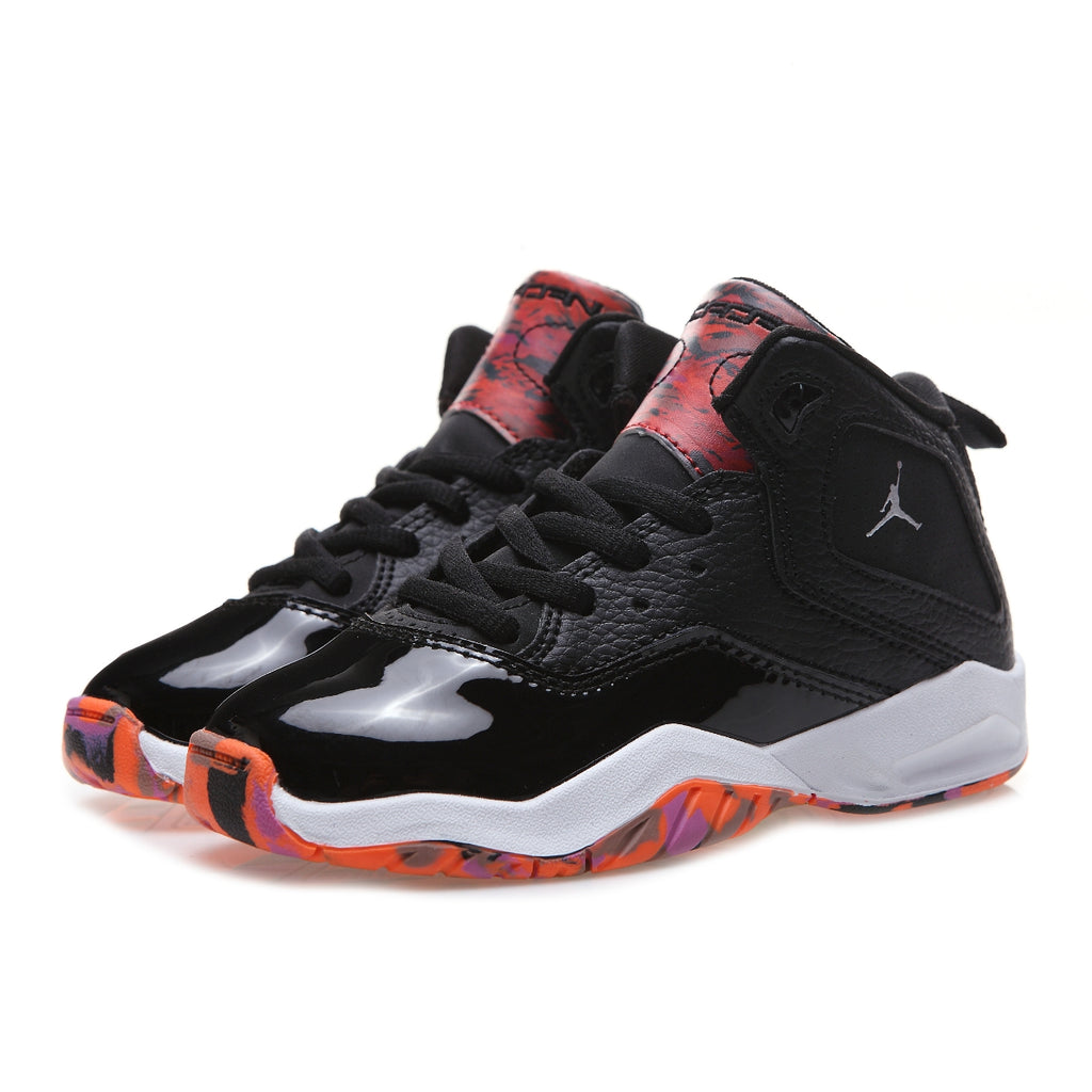 Joe 11 simple version children's shoes" black, white, red"