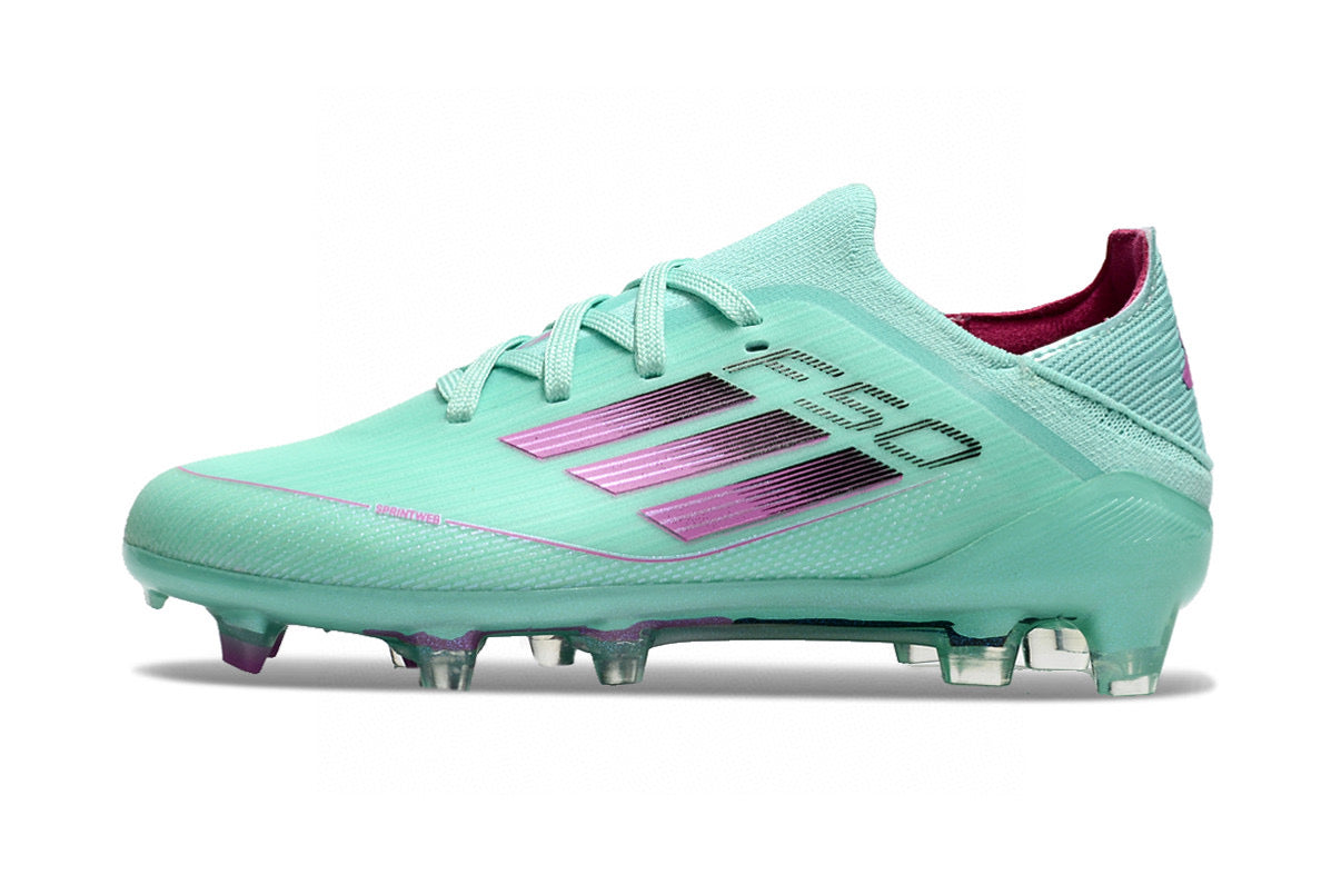 Adidas F50 knitted waterproof football shoes" Turquoise"
