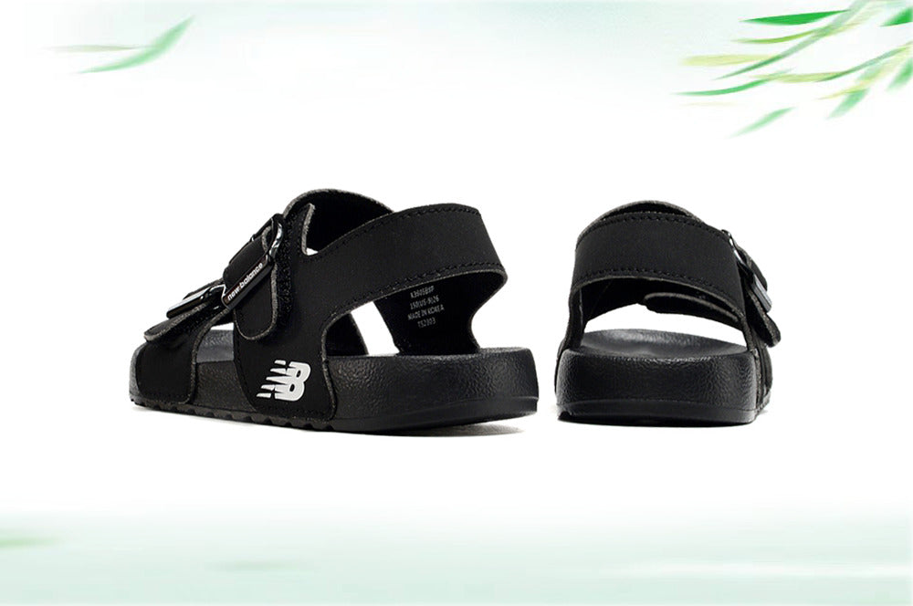 G version of Birkenstock Velcro sandals for children" black"