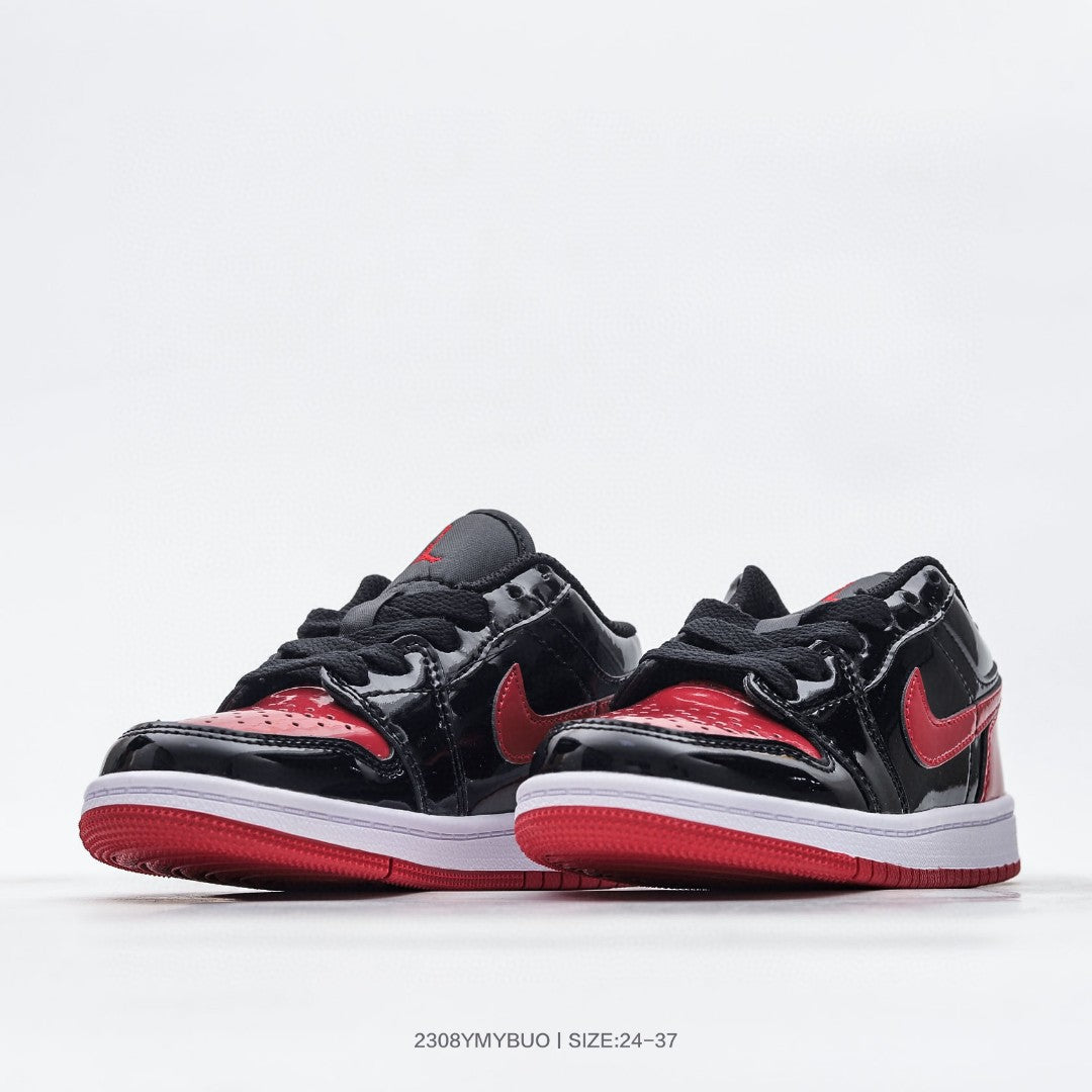 Joe 1 low-top children's shoes" black, red"