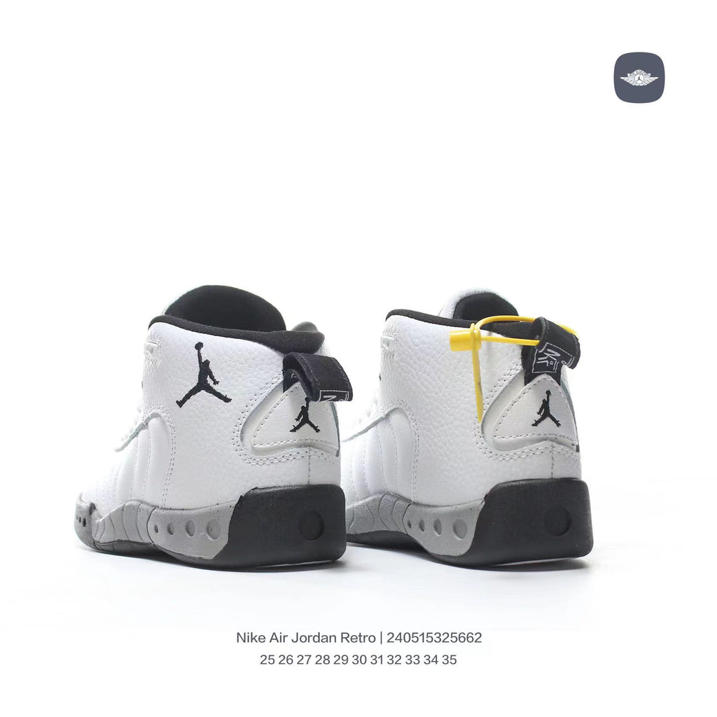 Jordan Retro-combat basketball shoes " black, dark gray"