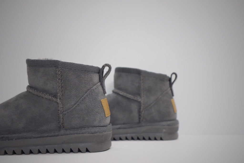 low-top UGG ankle boots" gray"