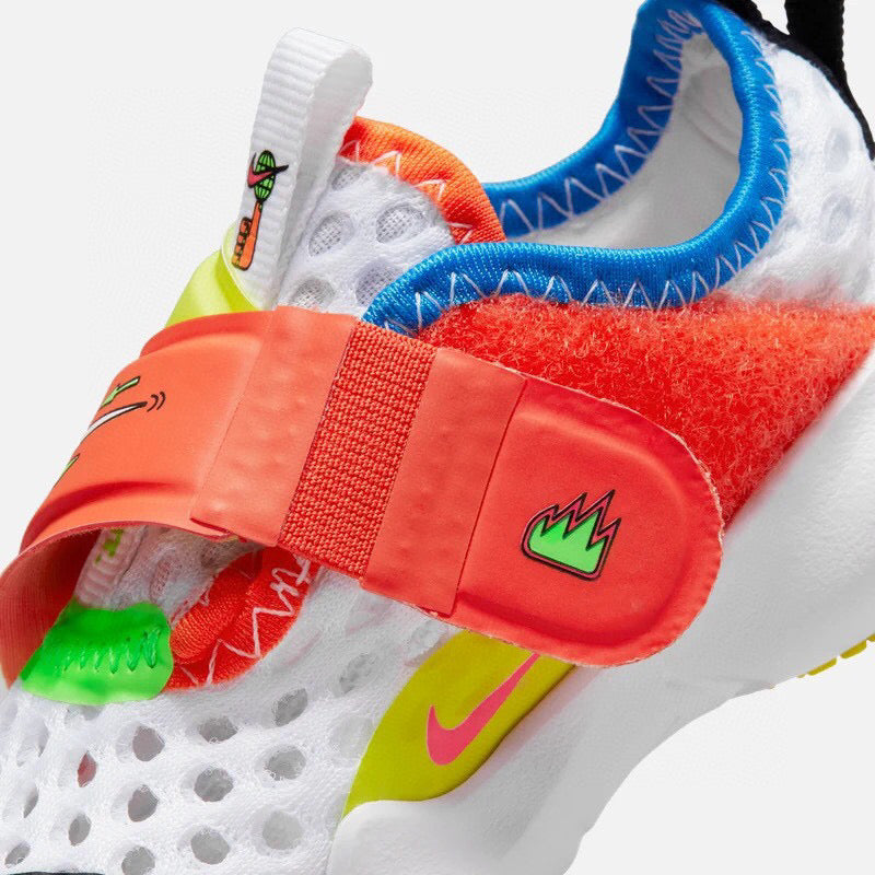 Nike FA small flying saucer mesh shoes for children" white, orange"