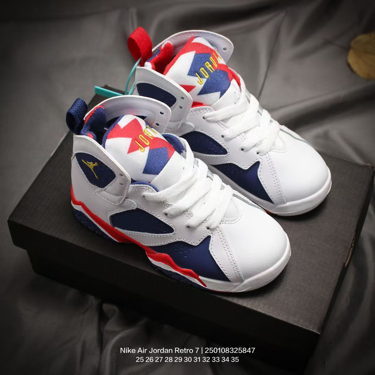 Joe 7 children's shoes" white, blue"