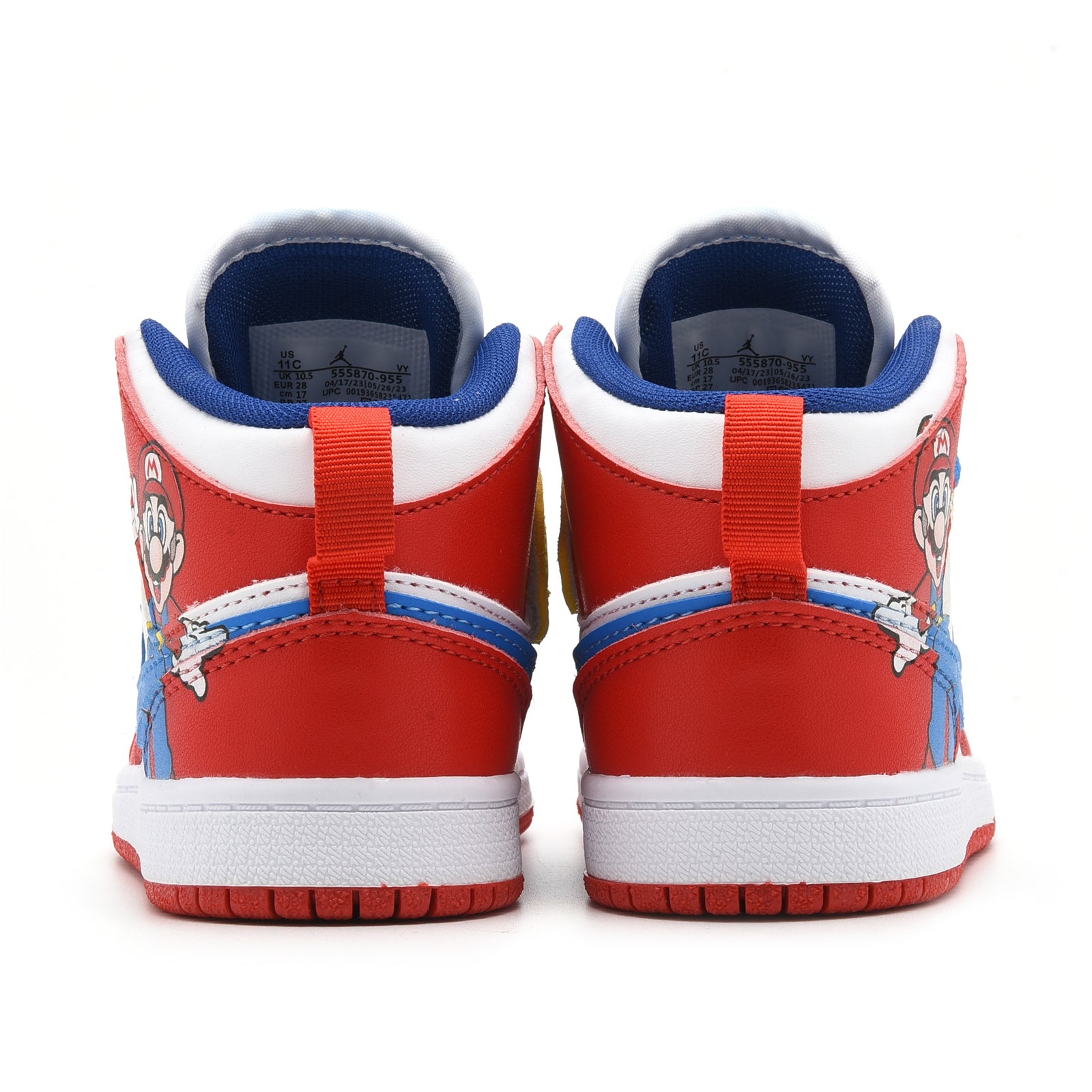 AJ-127" white, red"