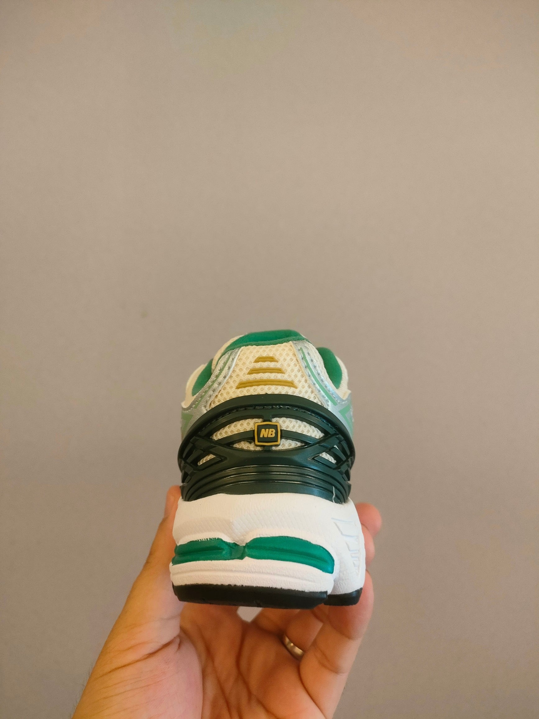 NB1906 parent-child sports shoes" white, green"