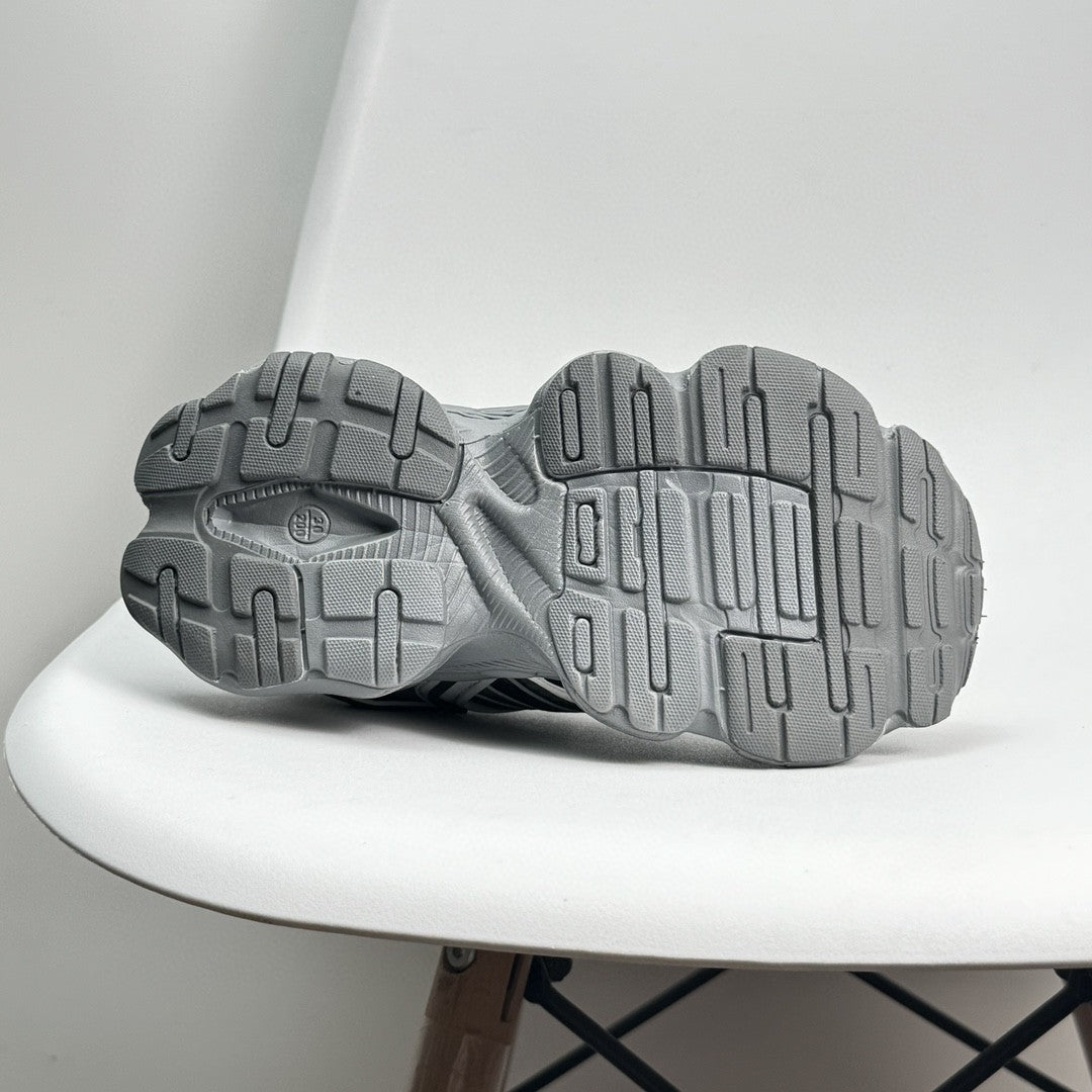 Adidas XLG Runner Deluxe runner dad shoes" silver"