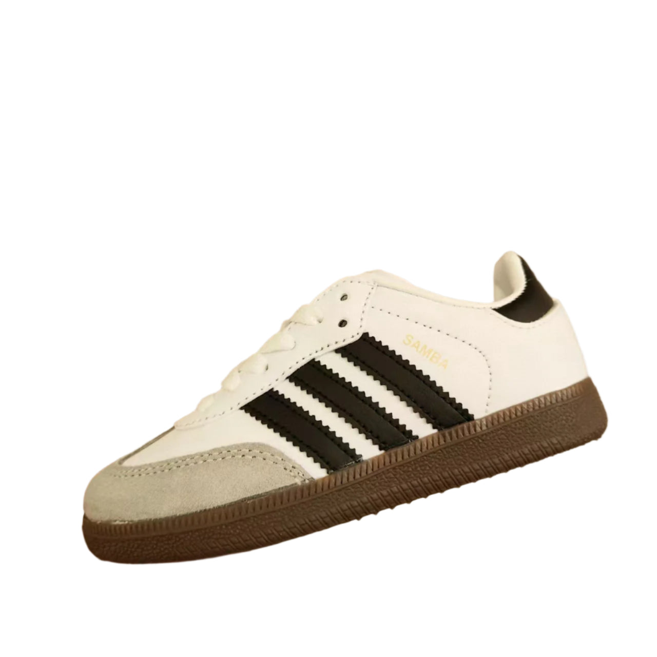 Adidas training shoes" white, dark brown"