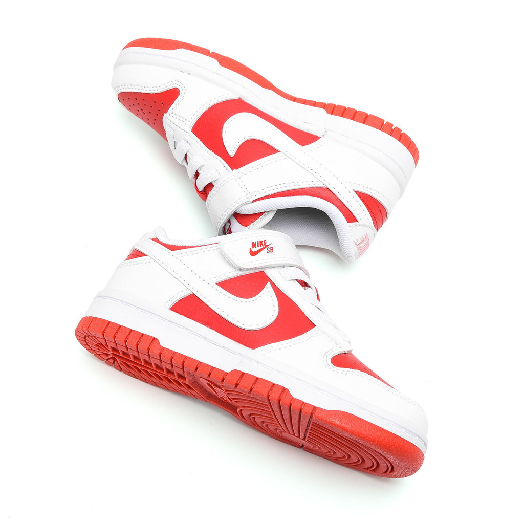 SB Velcro children's shoes" white, red"