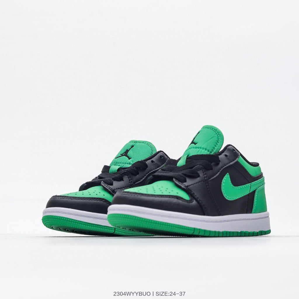 Joe 1 low-top children's shoes" black, green"