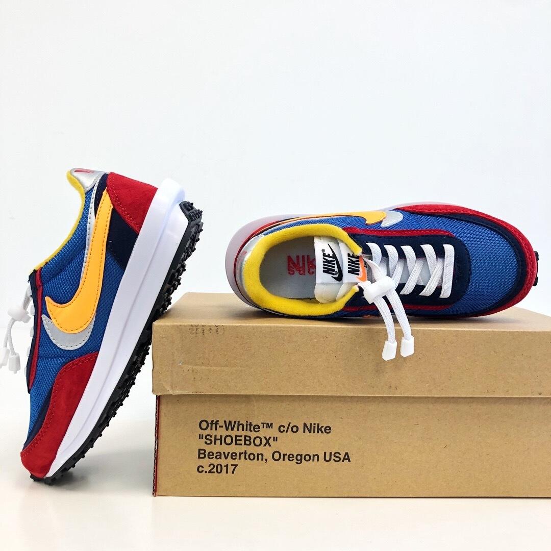 Nike Waffle Casual Jogging Shoes Deconstructed Double Hook