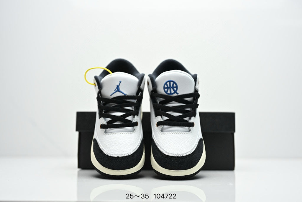 Joe 3" white, black, cream"