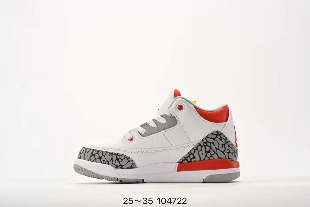 Joe 3" white, red"