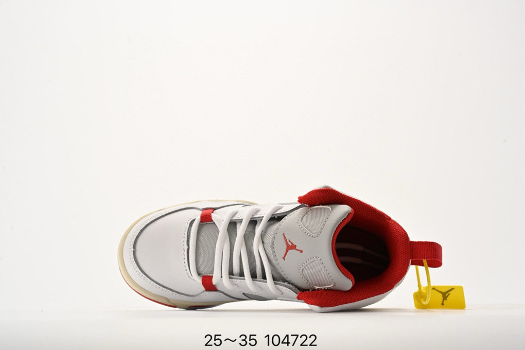 Jordan Fltclb91 series basketball shoes" white, red, cream"
