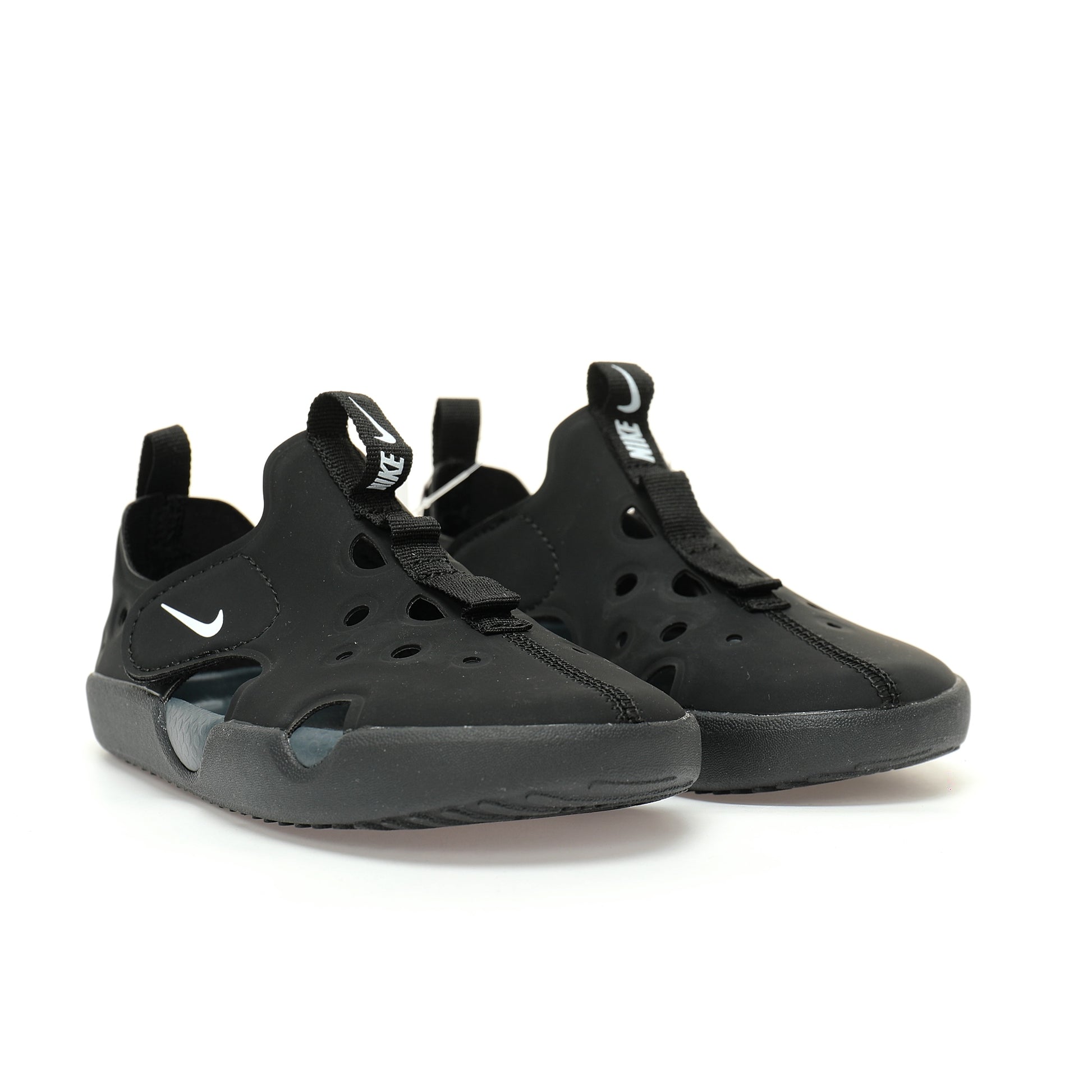NK new SUNRAY PROTECT 4th generation children's beach hollow sandals" Black"