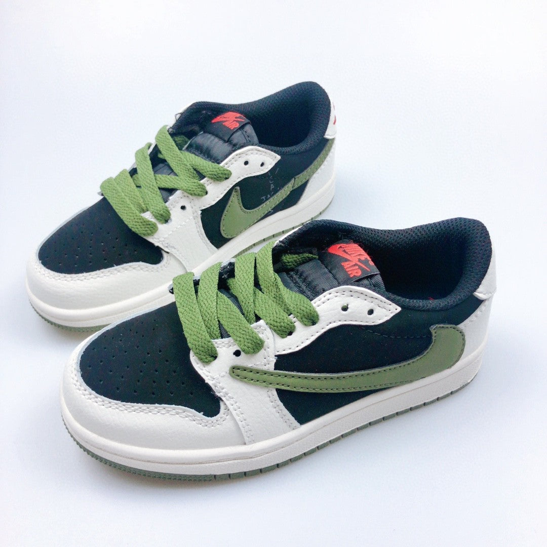 Jordan low-top reverse hook black warrior" Navy, green"