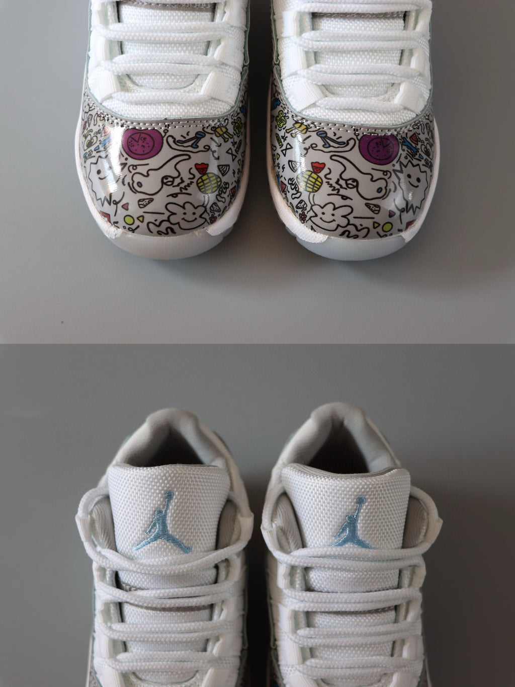 Joe 11 low-top children's shoes" white, gray"