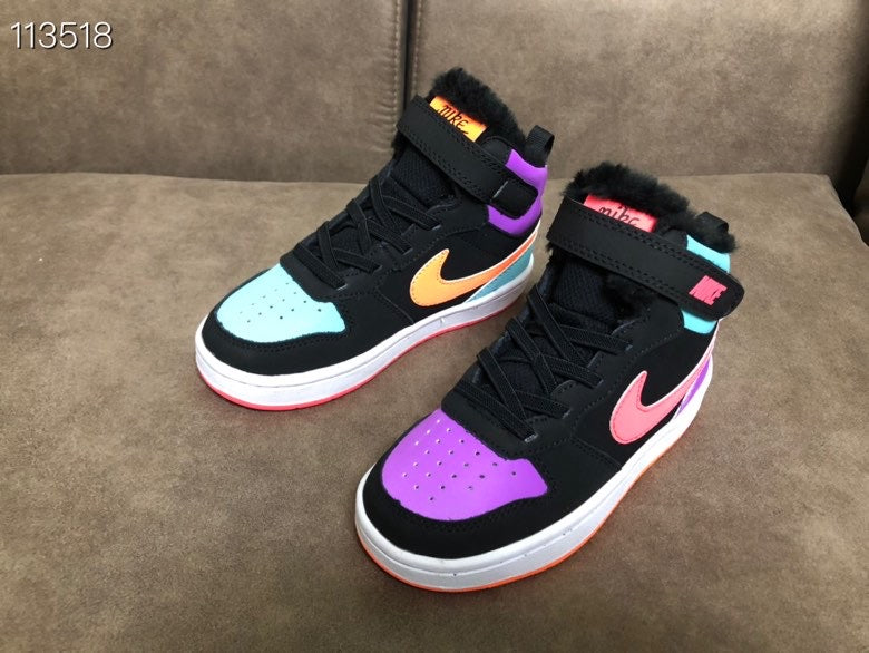 NIKE COURT Borough Mid2 JUN Air Force Workwear" black, blue, purple"