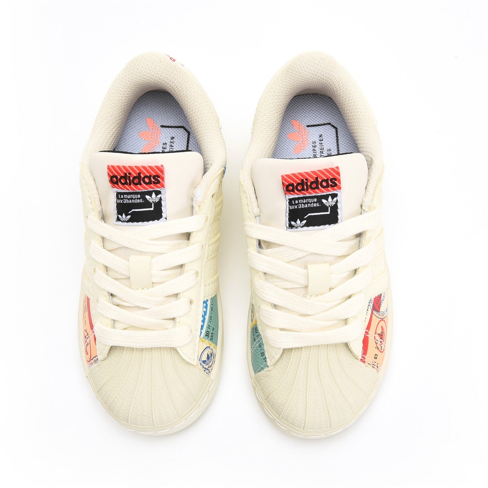 Adidas shell toe lace-up sneakers