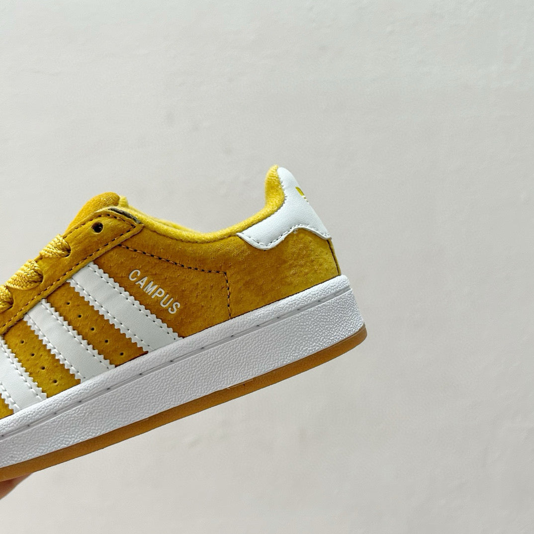 Adidas bread Dexter lace-up pig leather sneakers" yellow"