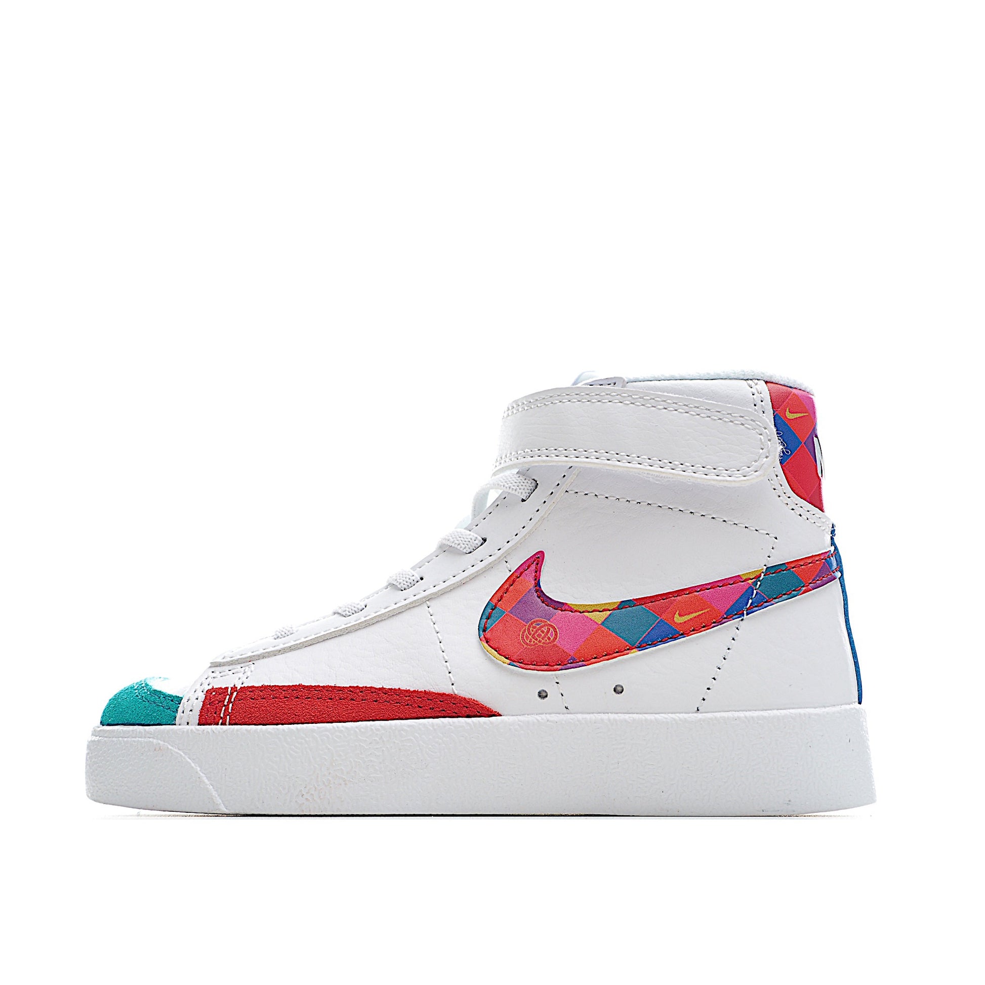 Trail Blazers high-top single dunk" white, red"