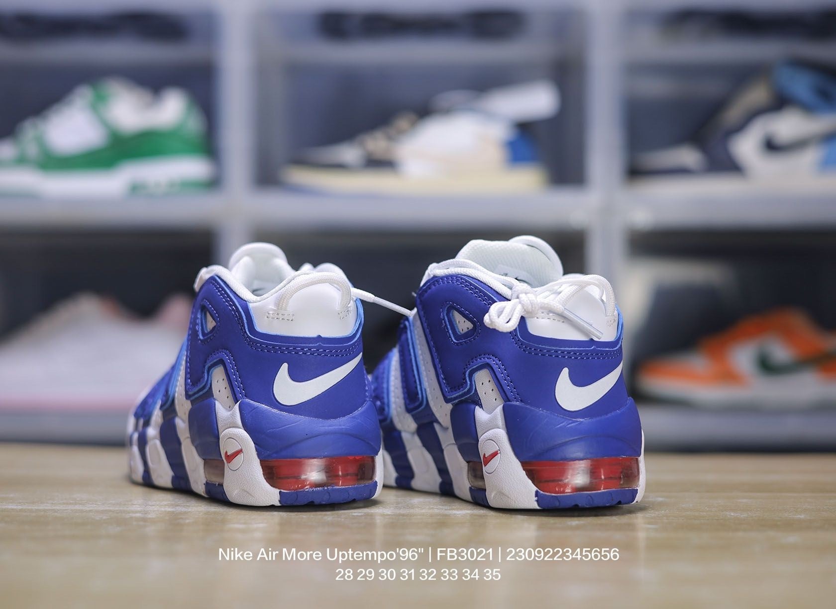 Nike Pippen Air Cushion" white, blue"
