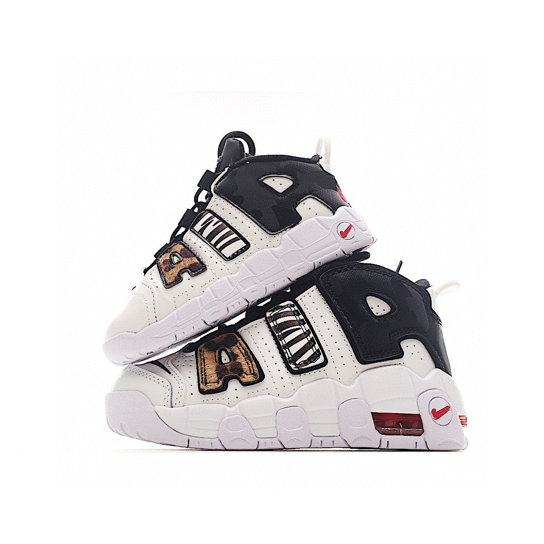 Pippen basketball shoes" white, black"