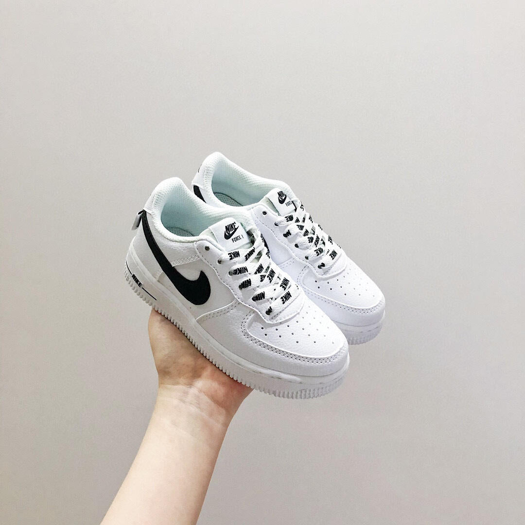 Air Force low-top lace-up sneakers" white"