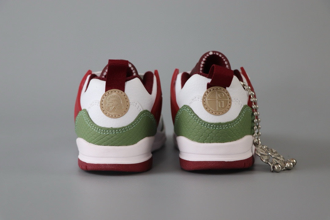 Jordan 3.5 children's shoes" white, green, burgundy"