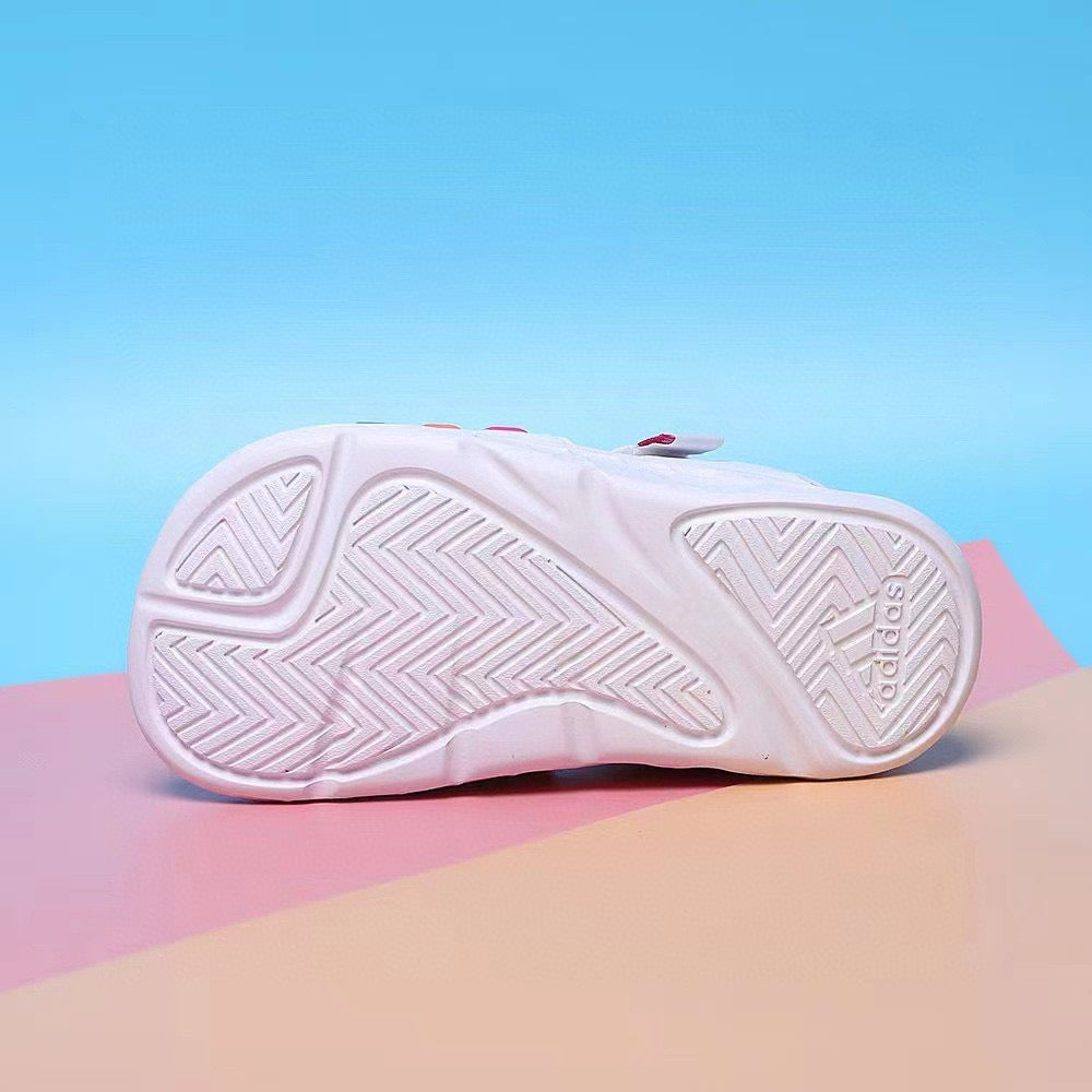 Adidas Durango Sandals lightweight non-slip wear-resistant sandals " white, fuchsia"