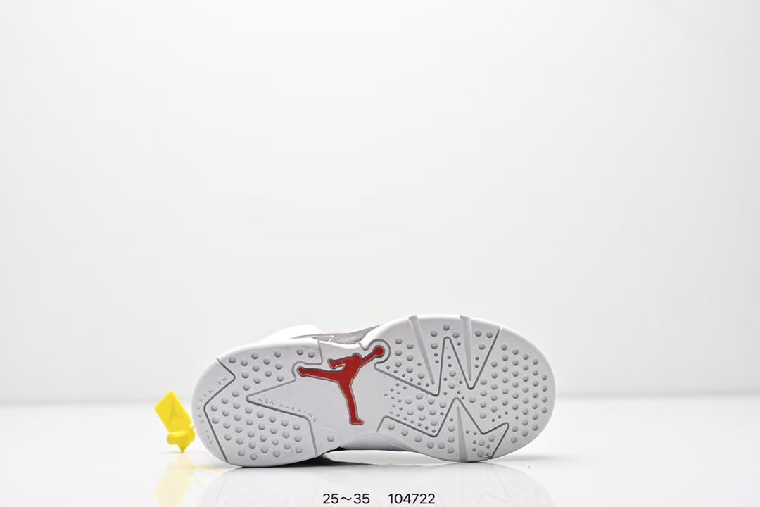 Joe 6 split leather children's shoes"white, red"