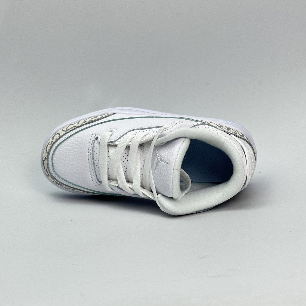 Jordan 3 children's shoes" white"