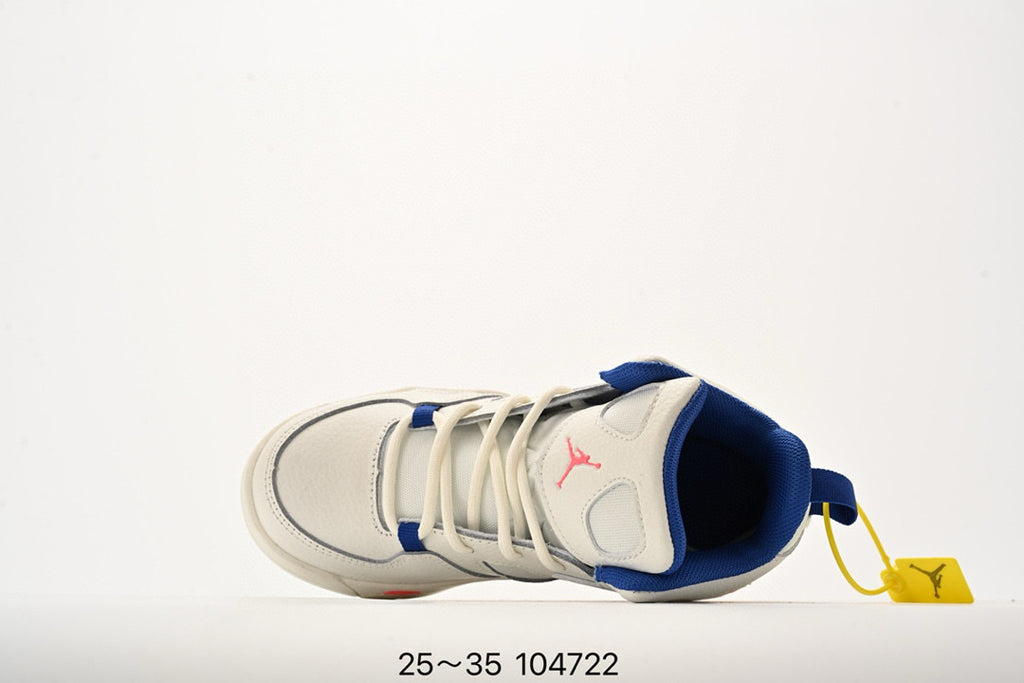 Jordan Fltclb91 series basketball shoes" white, blue, pink"