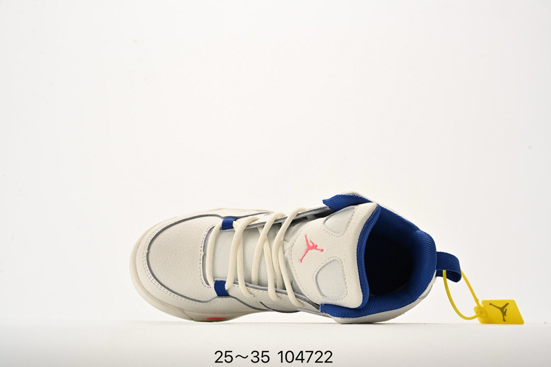 Jordan Fltclb91 series basketball shoes" white, blue, pink"