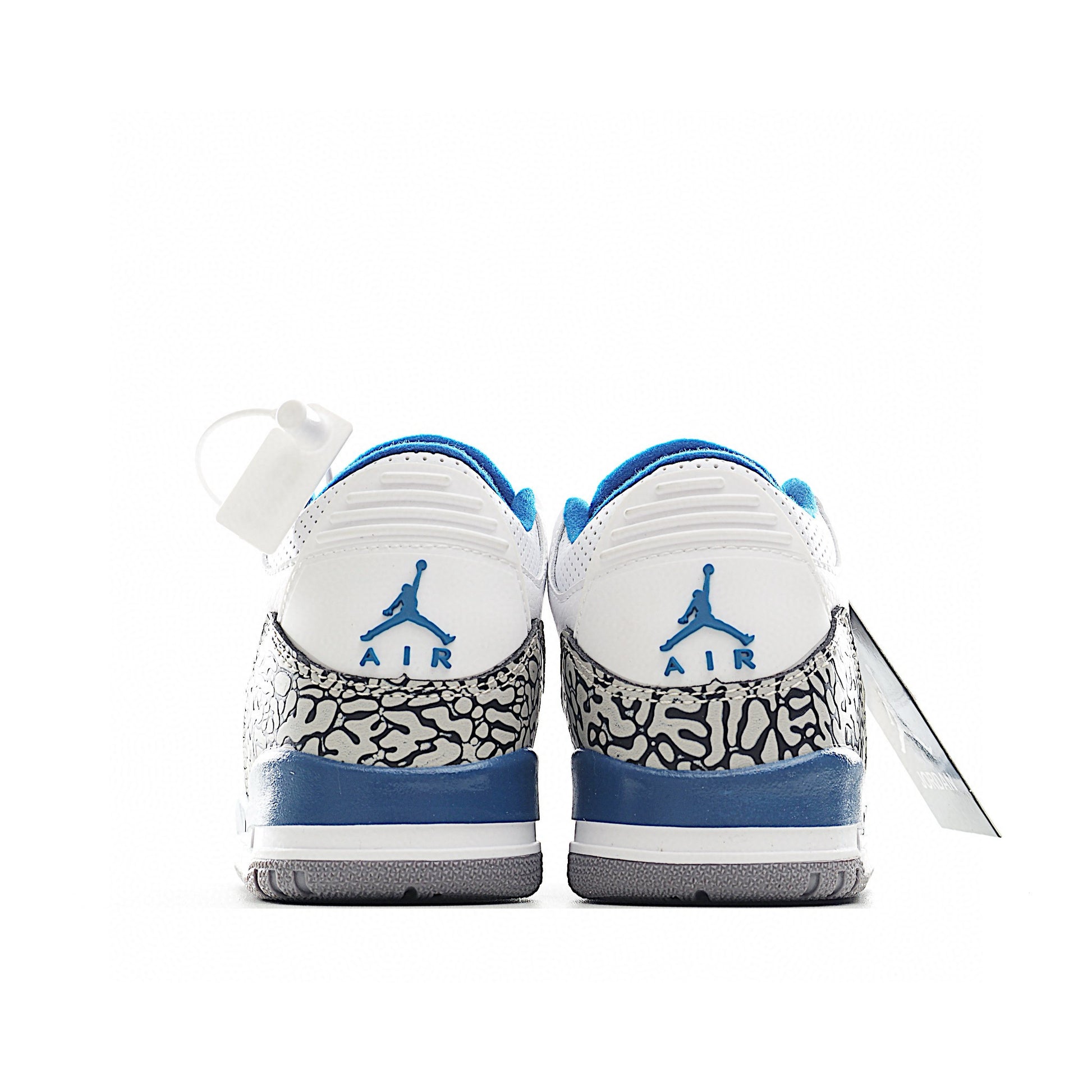 Joe 3 air cushion bottom children's shoes" white, blue"