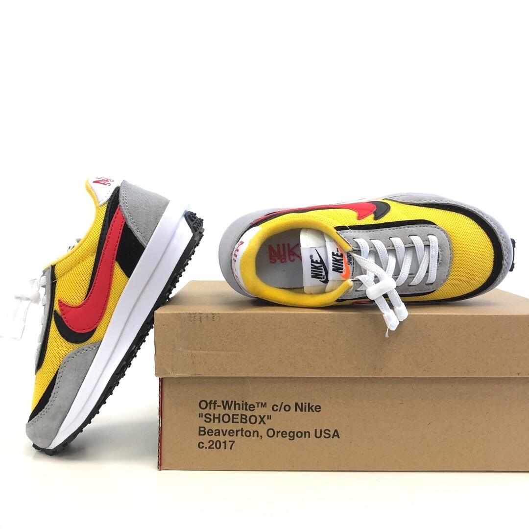 Nike Waffle Casual Jogging Shoes Deconstructed Double Hook