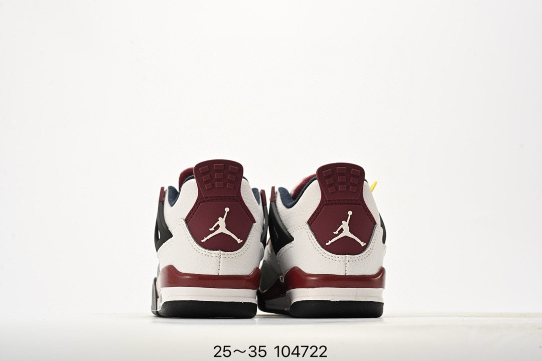 Joe 4 air cushion high quality children's shoes " white, deep red"